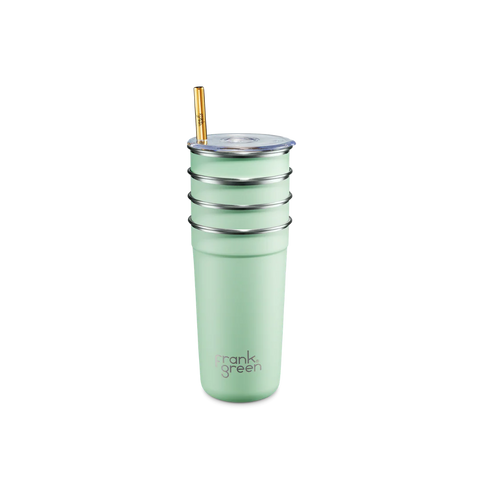 Reuseable Party Cups - 4pk with Lids & Straws