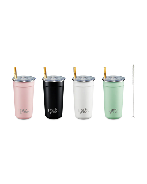 Reuseable Party Cups - 4pk with Lids & Straws