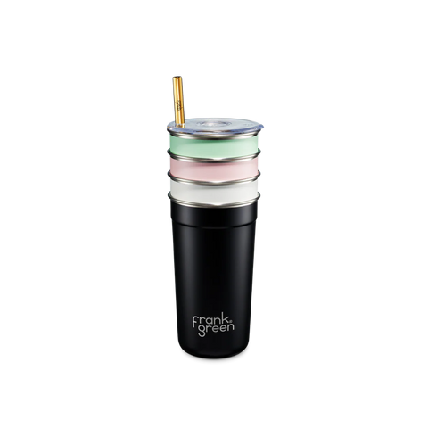 Reuseable Party Cups - 4pk with Lids & Straws